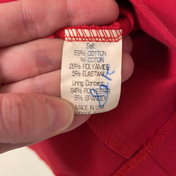 Theory red dress with pockets - Picture 4 of 4